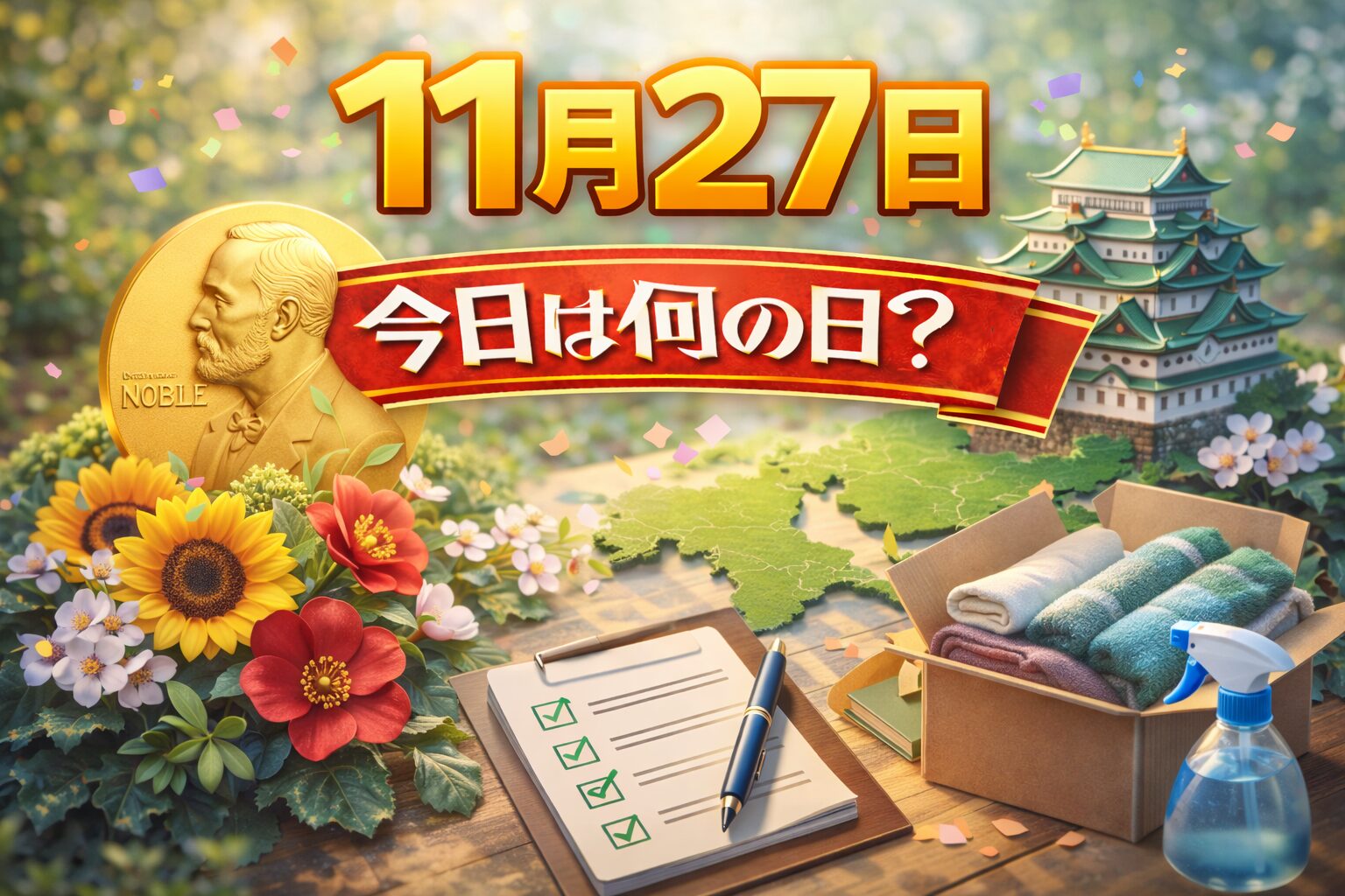 11月27日は何の日？記念日・出来事・誕生日の有名人まとめ