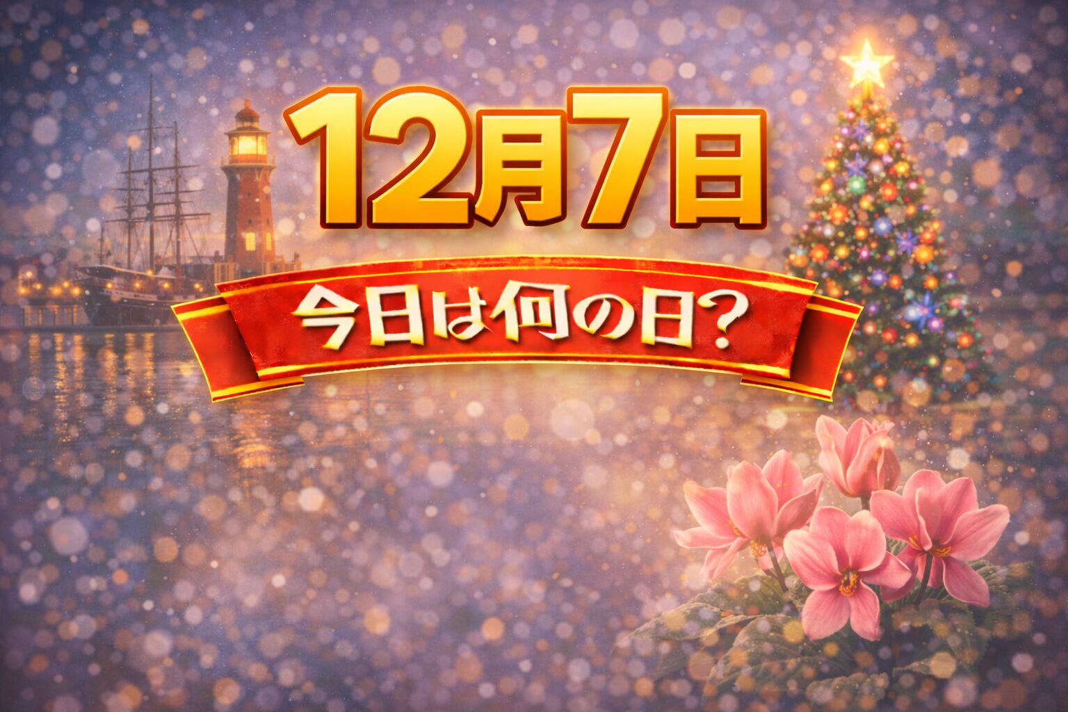 12月7日は何の日？記念日・出来事・誕生日の有名人まとめ