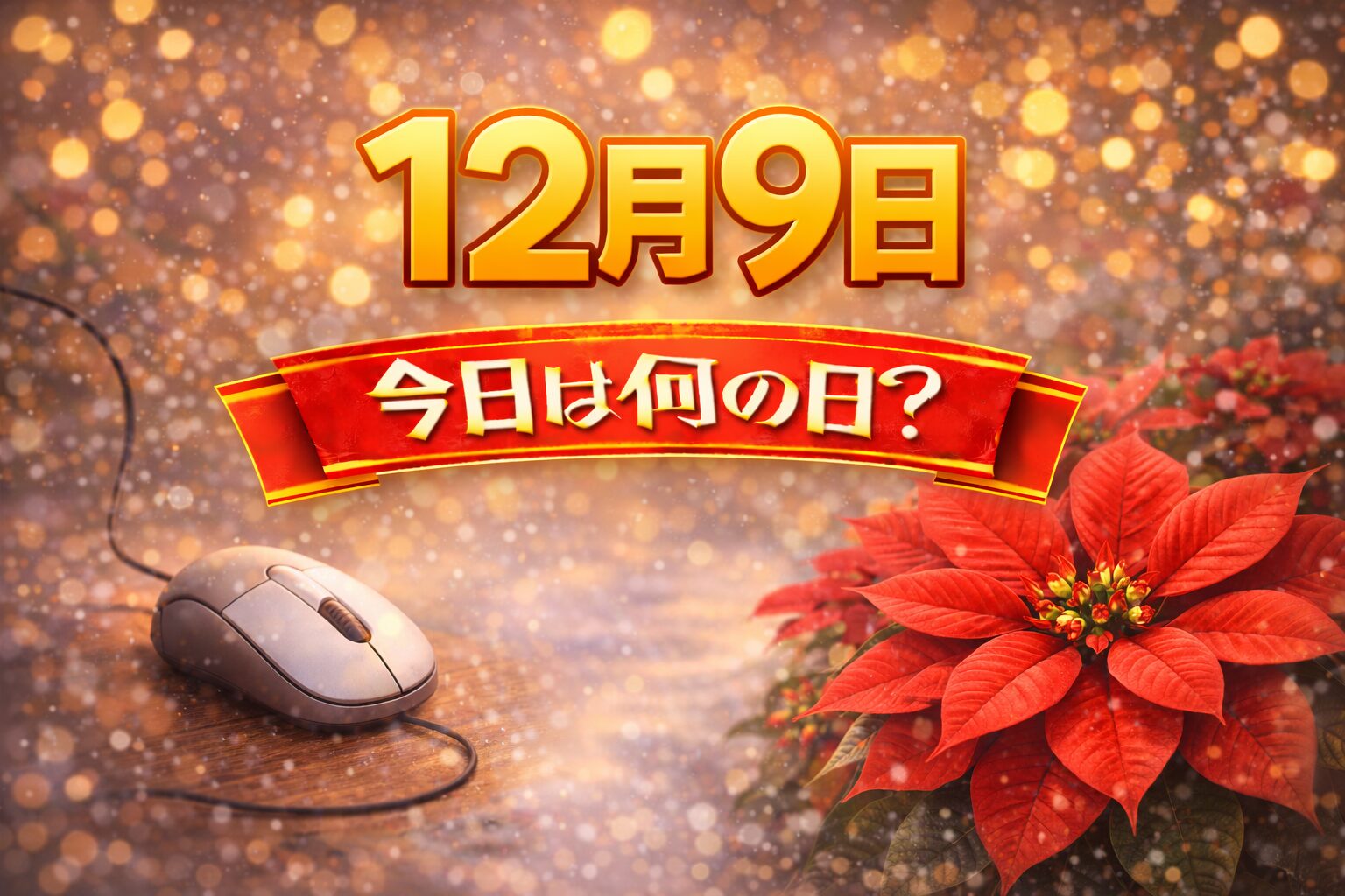 12月9日は何の日？記念日・出来事・誕生日の有名人まとめ