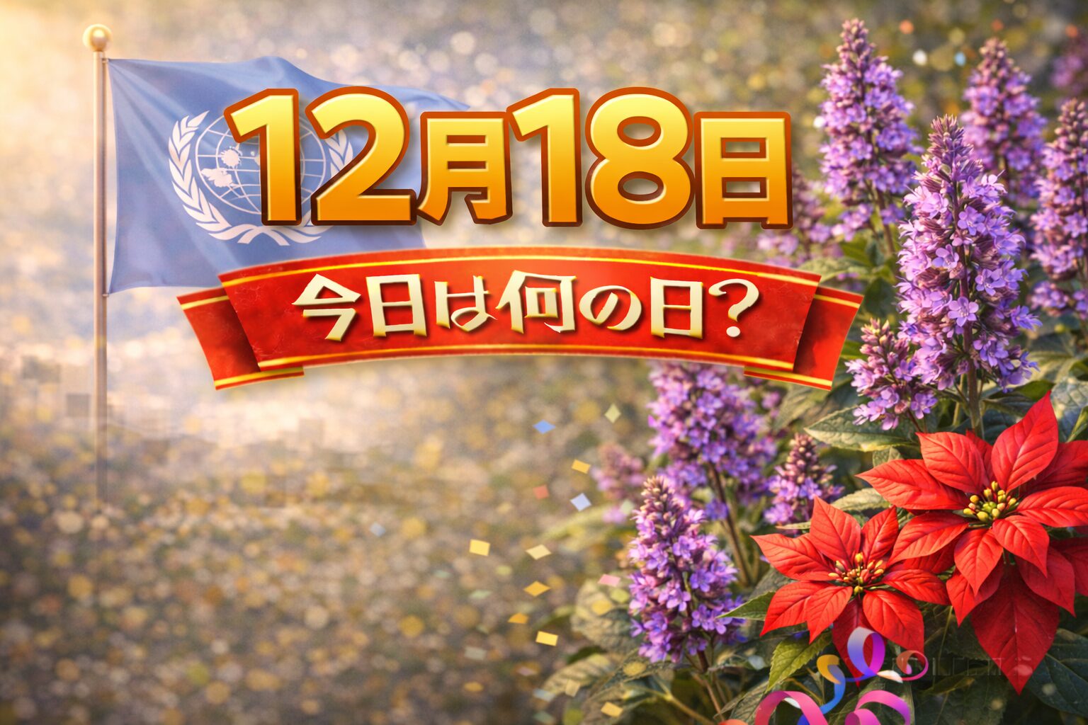 12月18日は何の日？記念日・出来事・誕生日の有名人まとめ