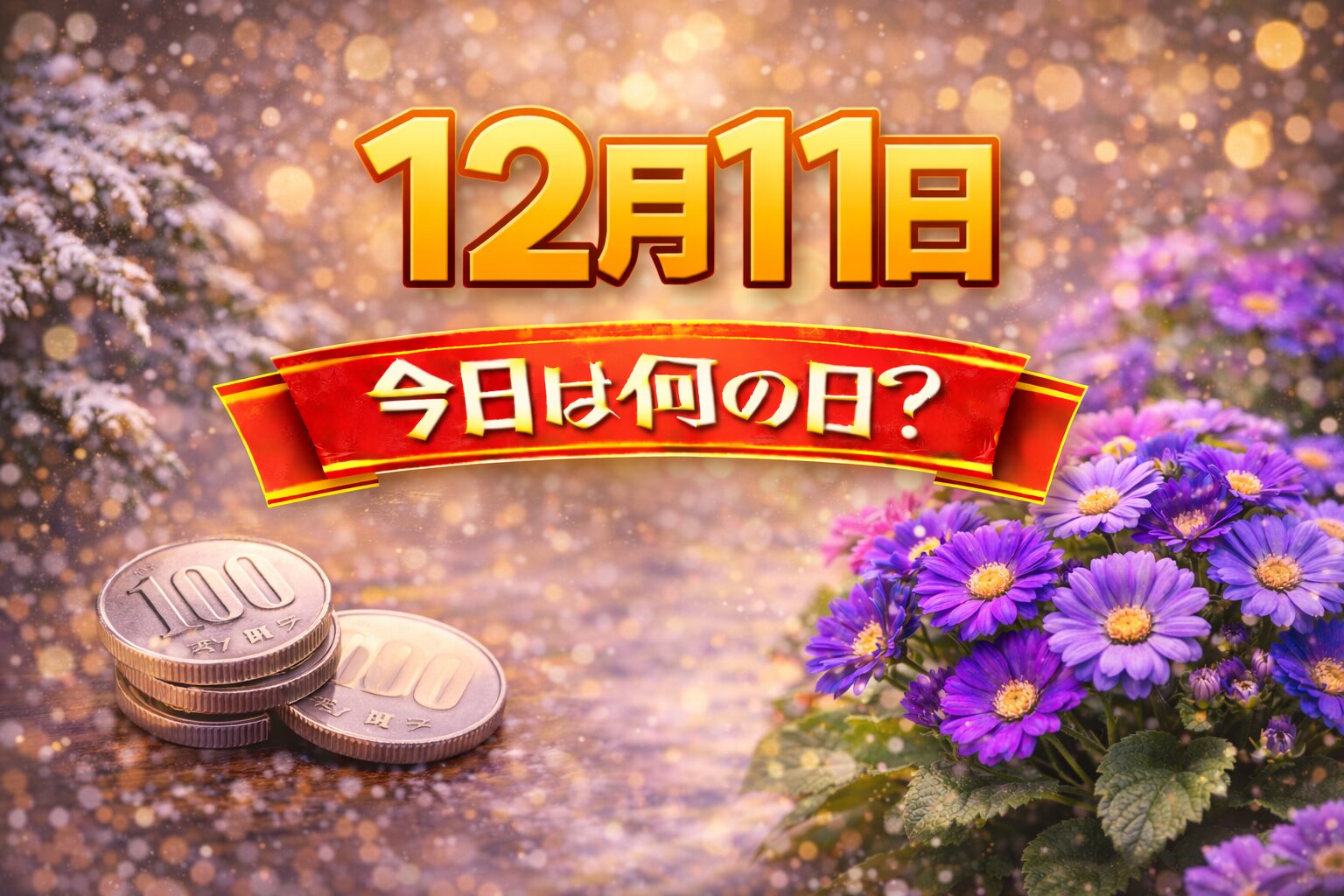 12月11日は何の日？記念日・出来事・誕生日の有名人まとめ