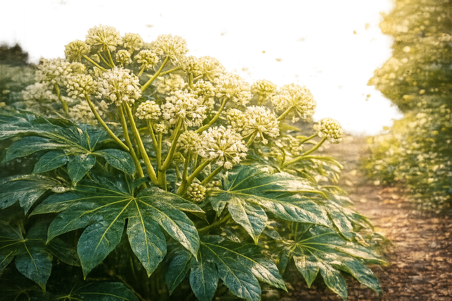 12月13日の誕生花 ヤツデ