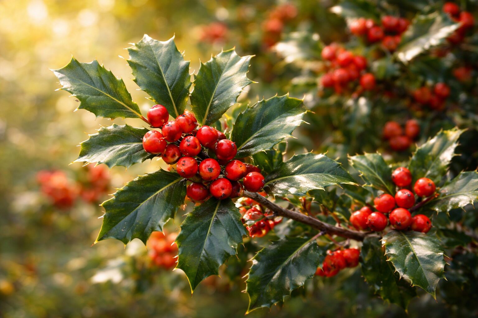 12月16日の誕生花 セイヨウヒイラギ