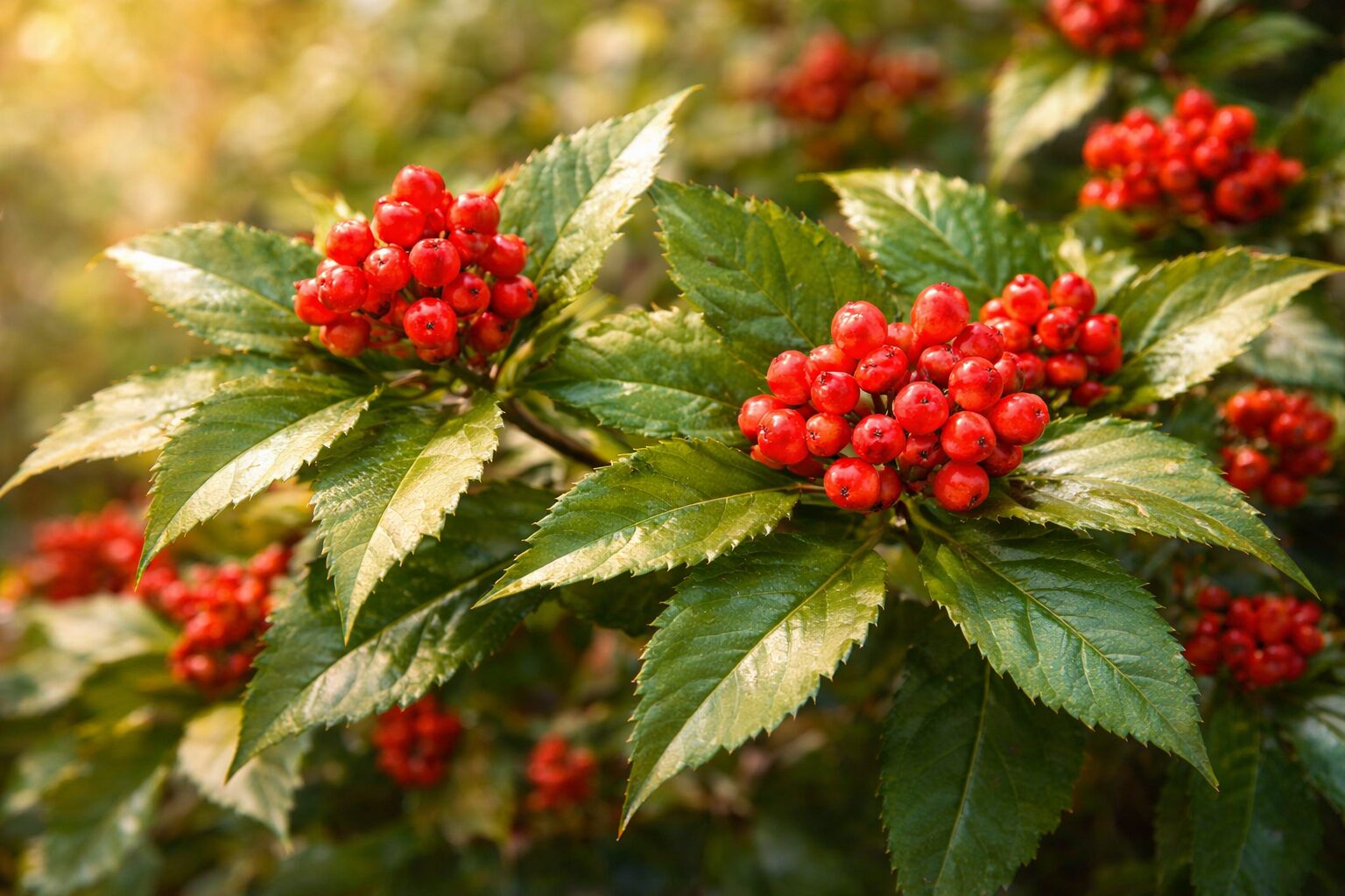 12月17日の誕生花 センリョウ(千両)