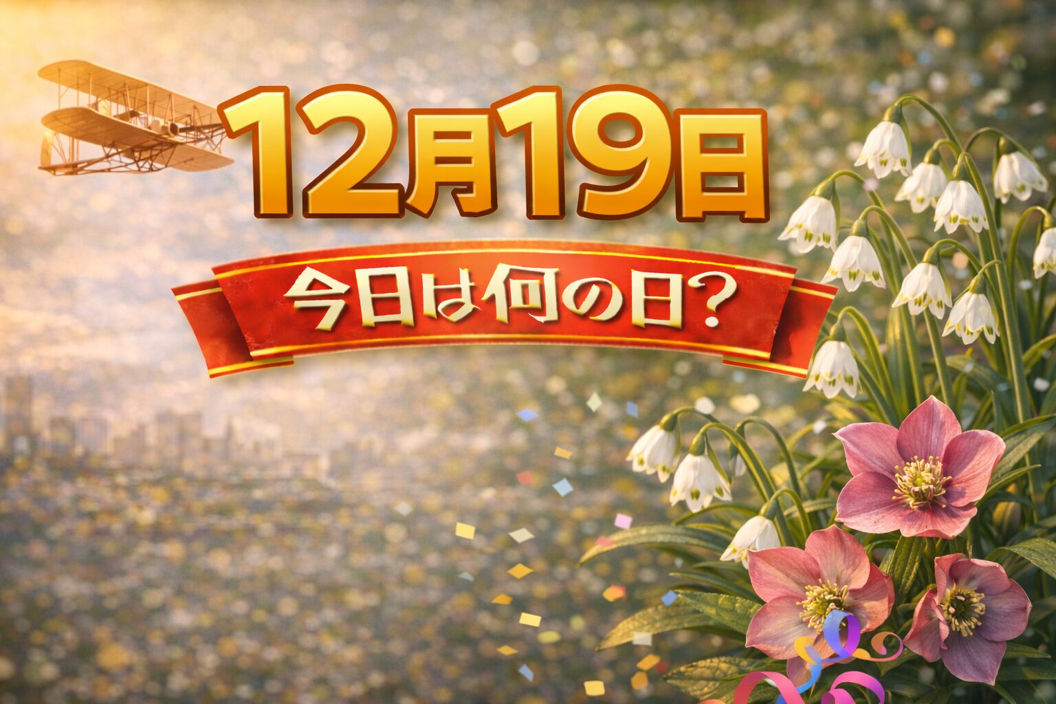 12月19日は何の日？記念日・出来事・誕生日の有名人まとめ