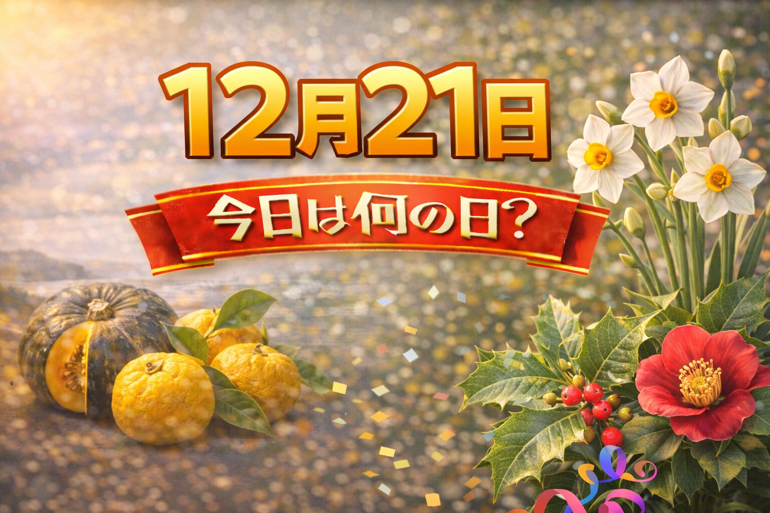 12月21日は何の日？記念日・出来事・誕生日の有名人まとめ