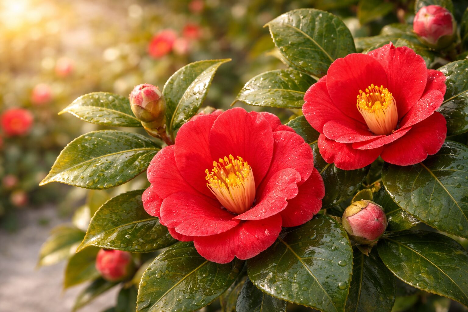 12月27日の誕生花 ツバキ（椿）