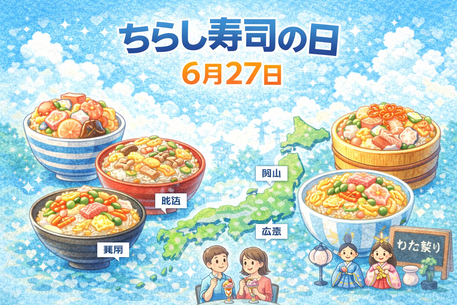 ちらし寿司の日とは？由来・意味と地域ごとの違いをわかりやすく解説