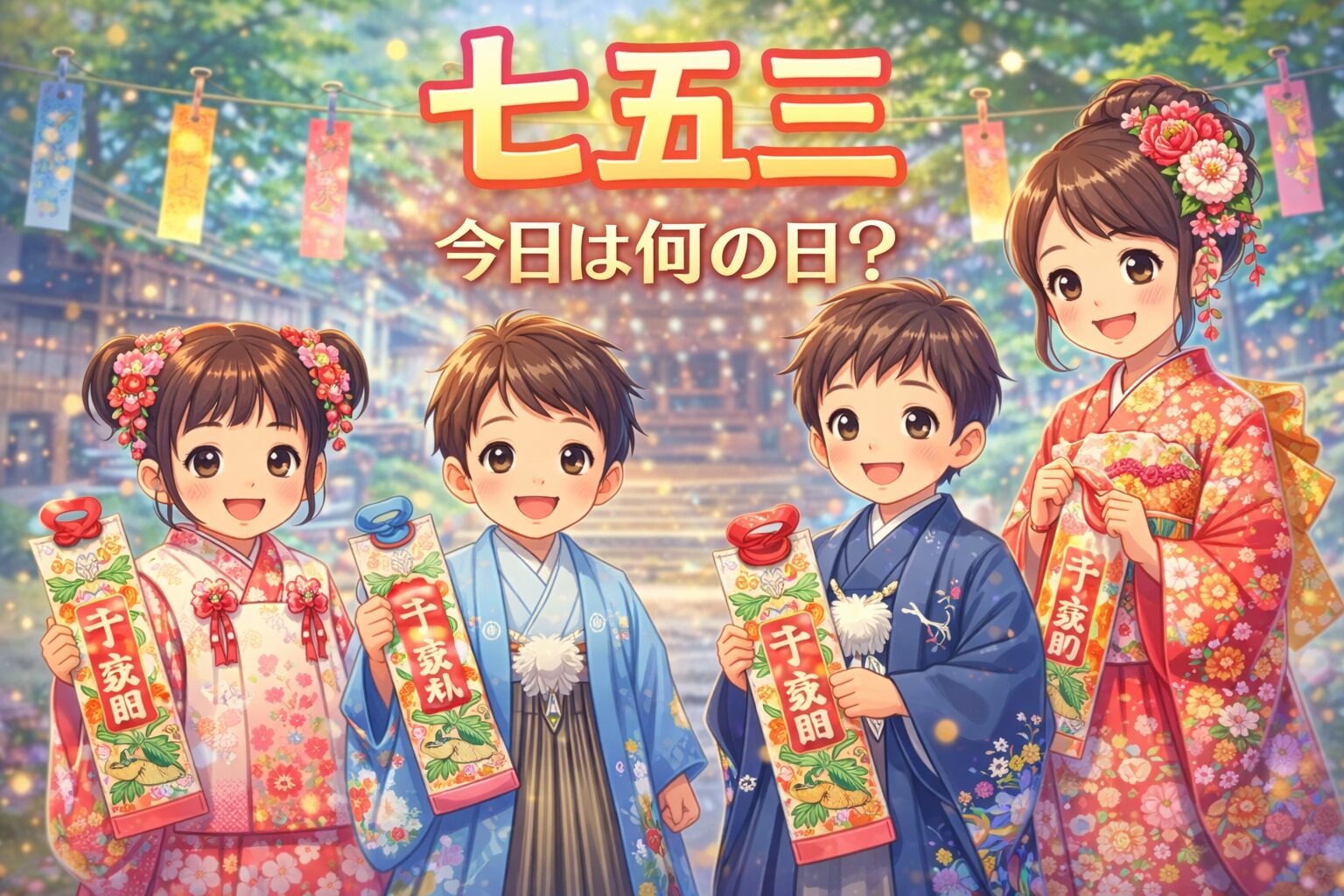 七五三とは？意味・由来・いつ？年齢・服装・写真・初穂料まとめ